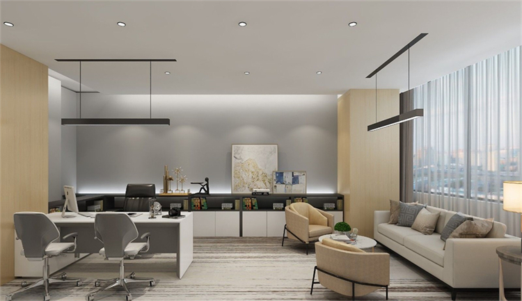 辦公室色彩密碼：墻面與家具的完美碰撞